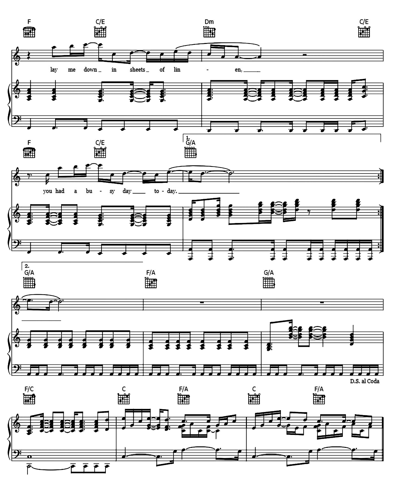 Tiny Dancer sheet music 6