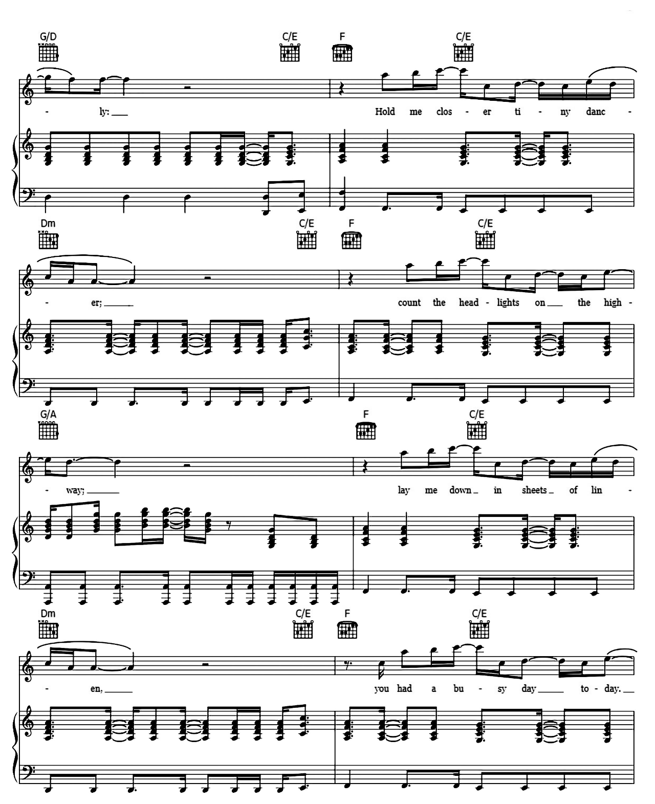 Tiny Dancer sheet music 8