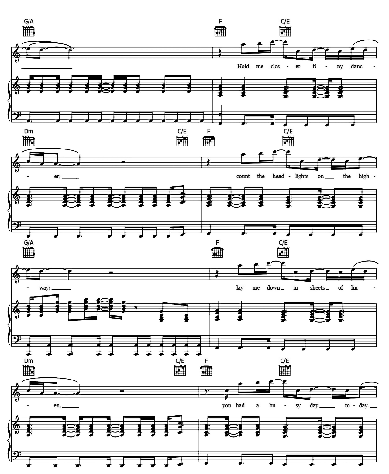 Tiny Dancer sheet music 9