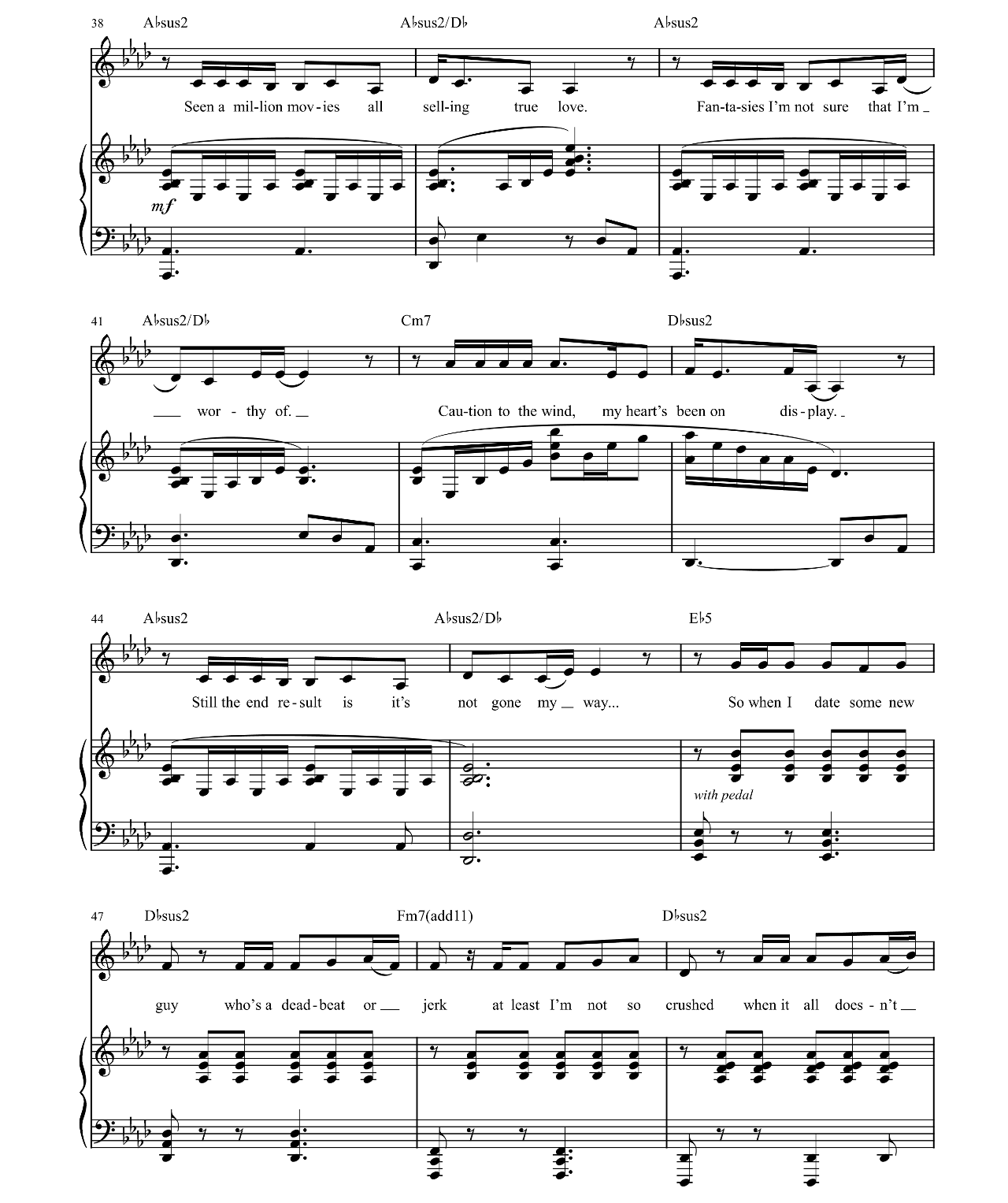 Safer (from First Date) sheet music 4