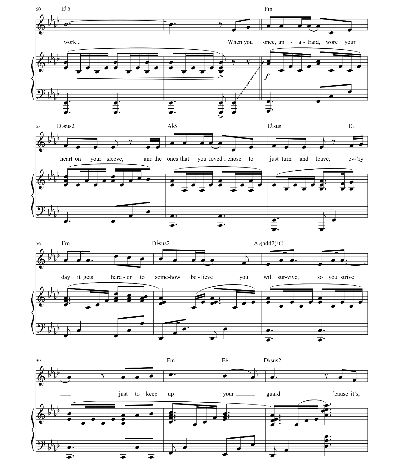 Safer (from First Date) sheet music 5