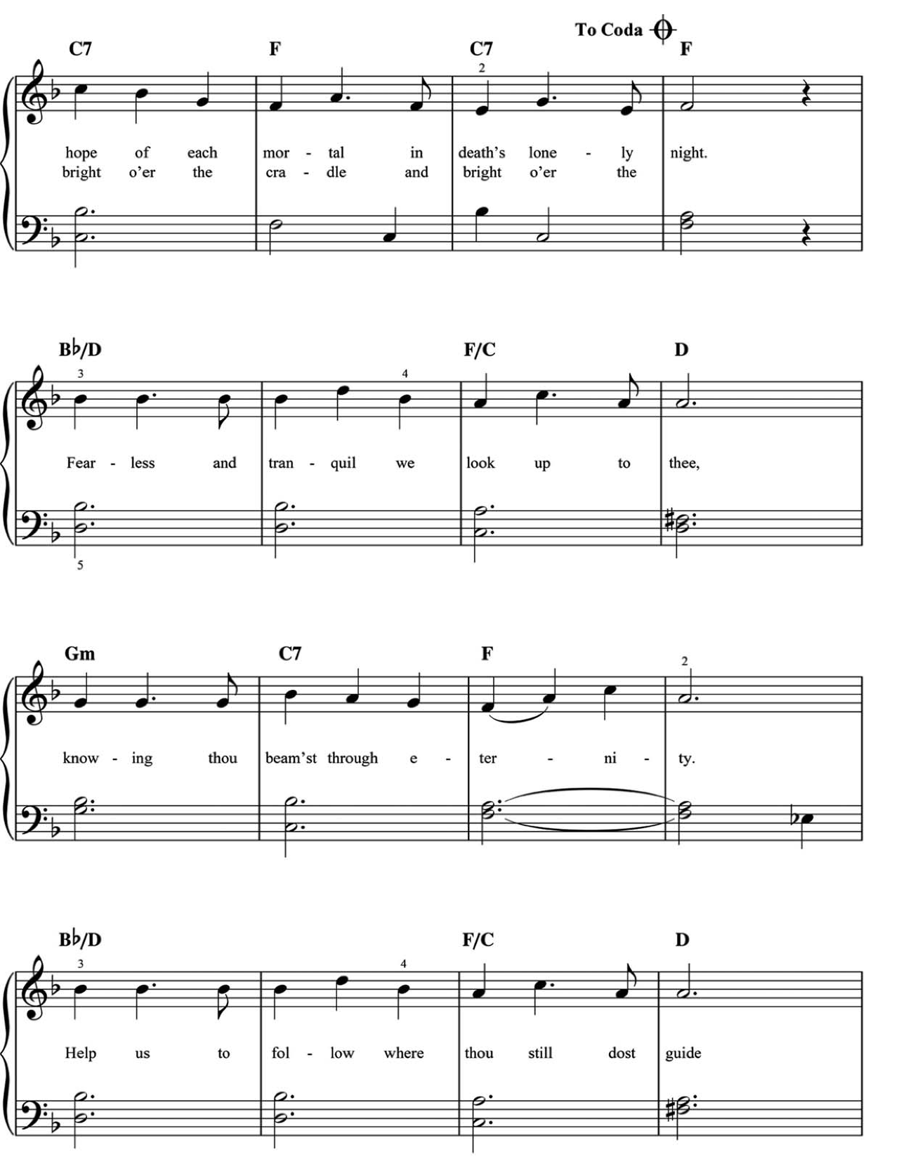 Star Of The East sheet music 2