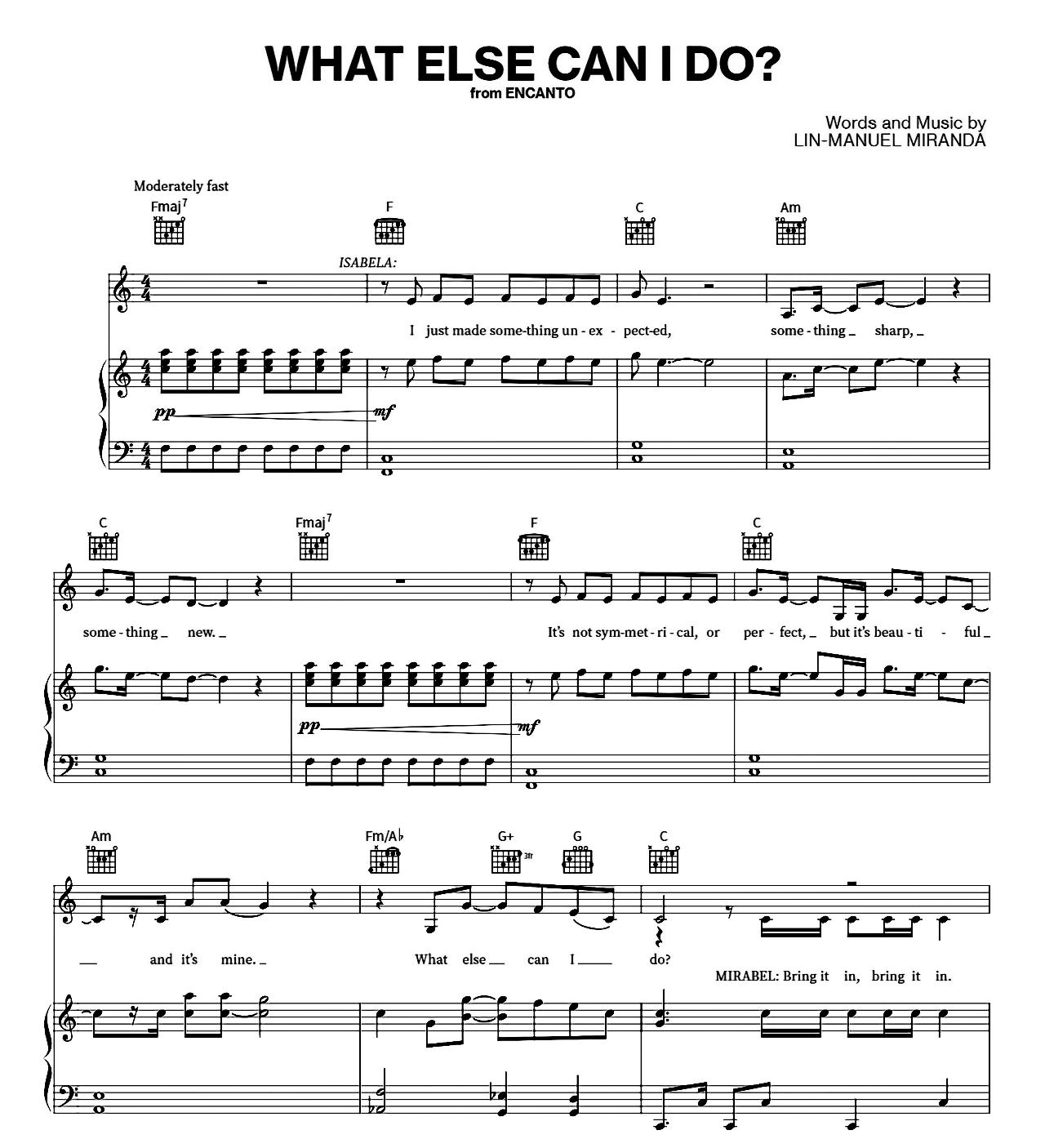 What Else Can I Do (from Encanto) sheet music