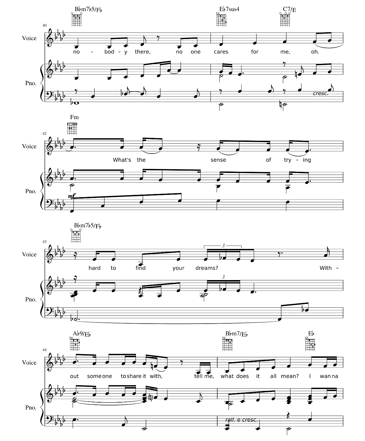 Run To You sheet music 6