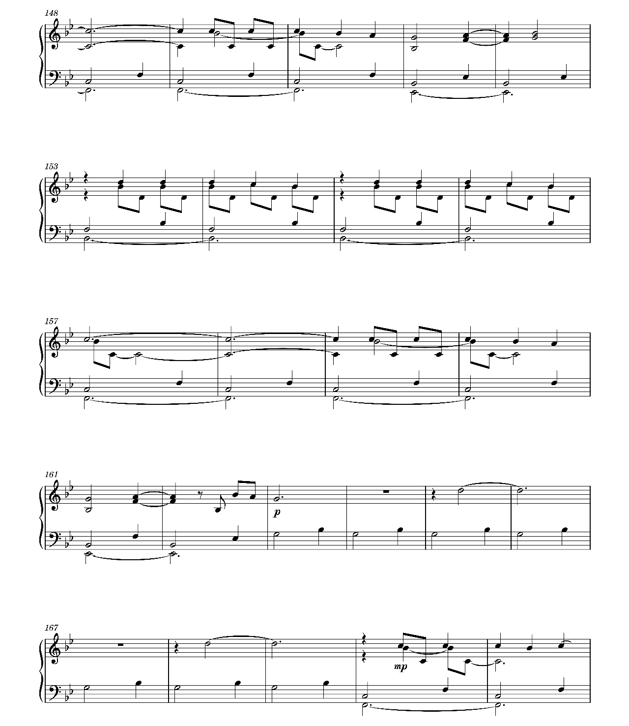 Waterfalls sheet music 7