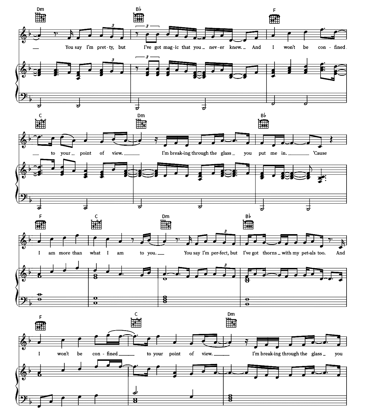 The Rose Song sheet music 4