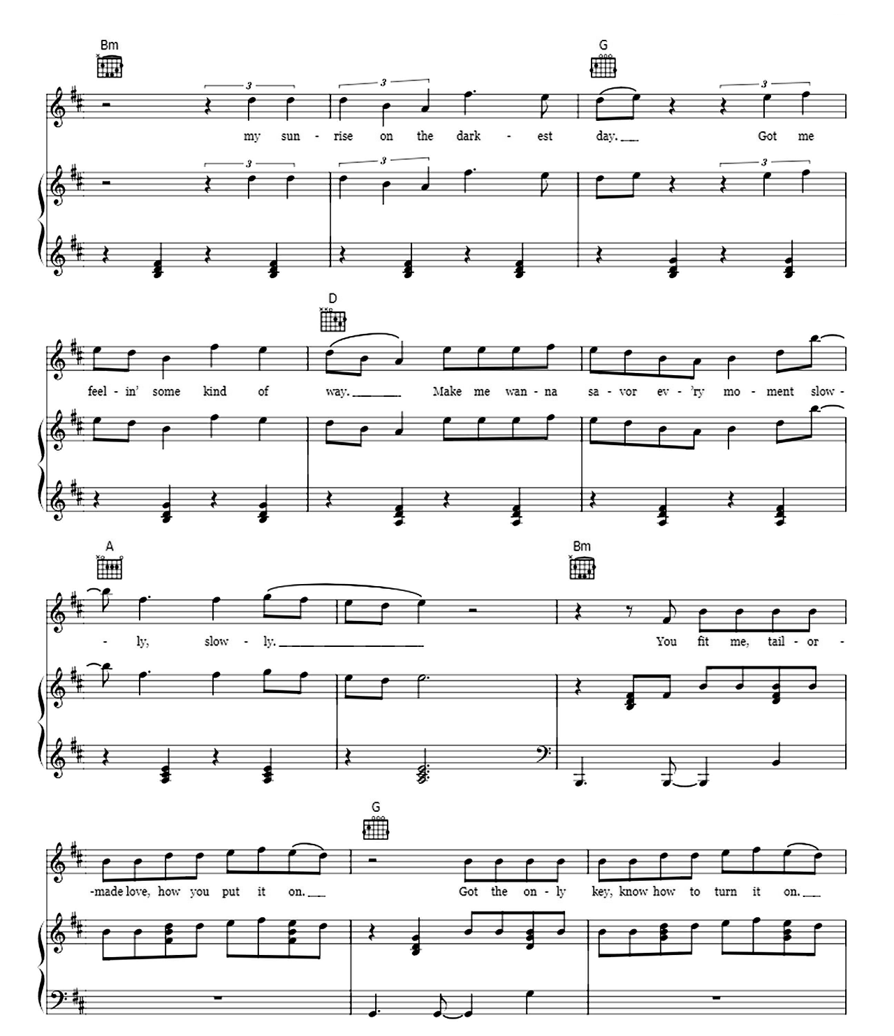 Despacito sheet music 2