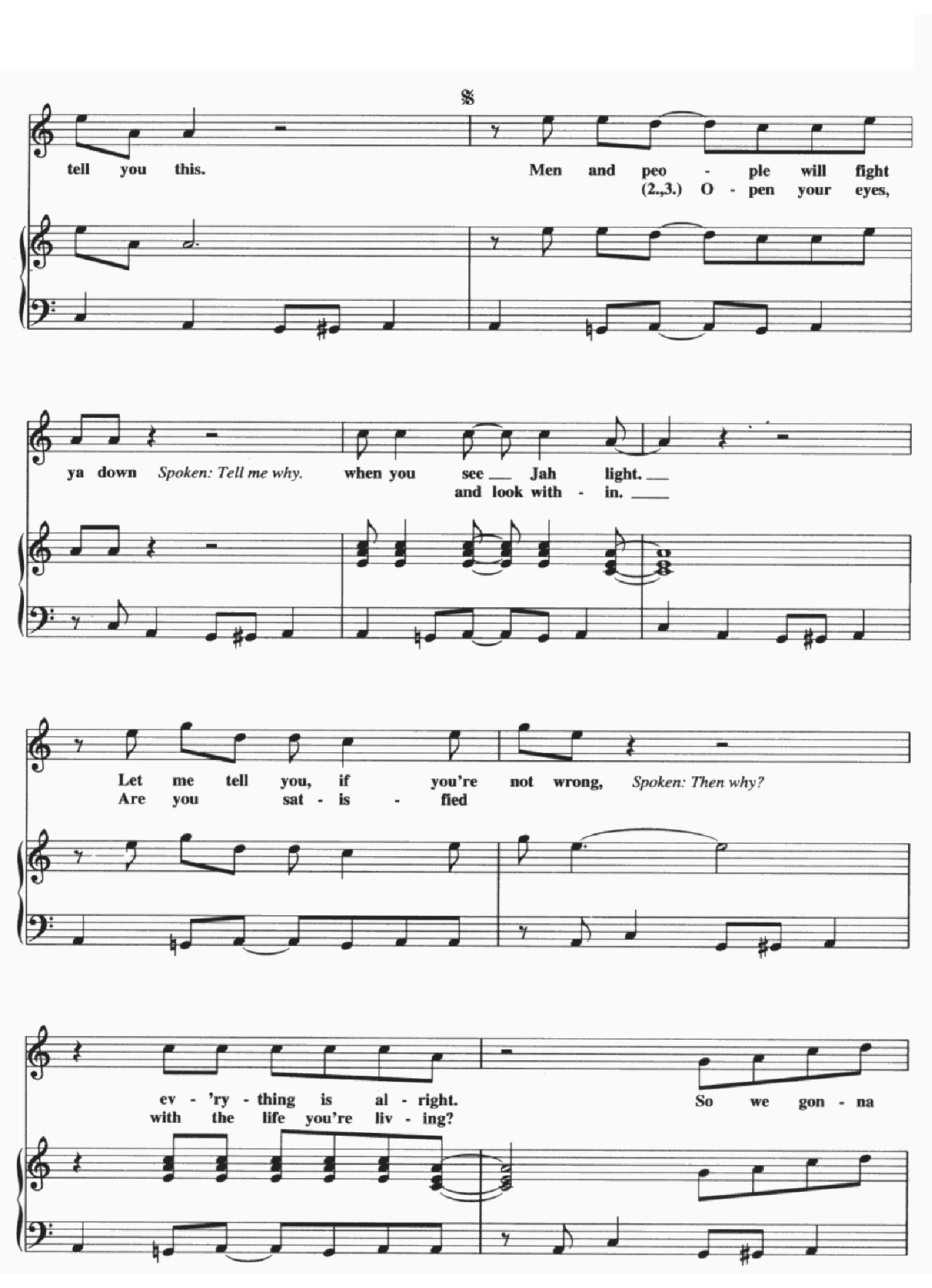 Exodus sheet music 2