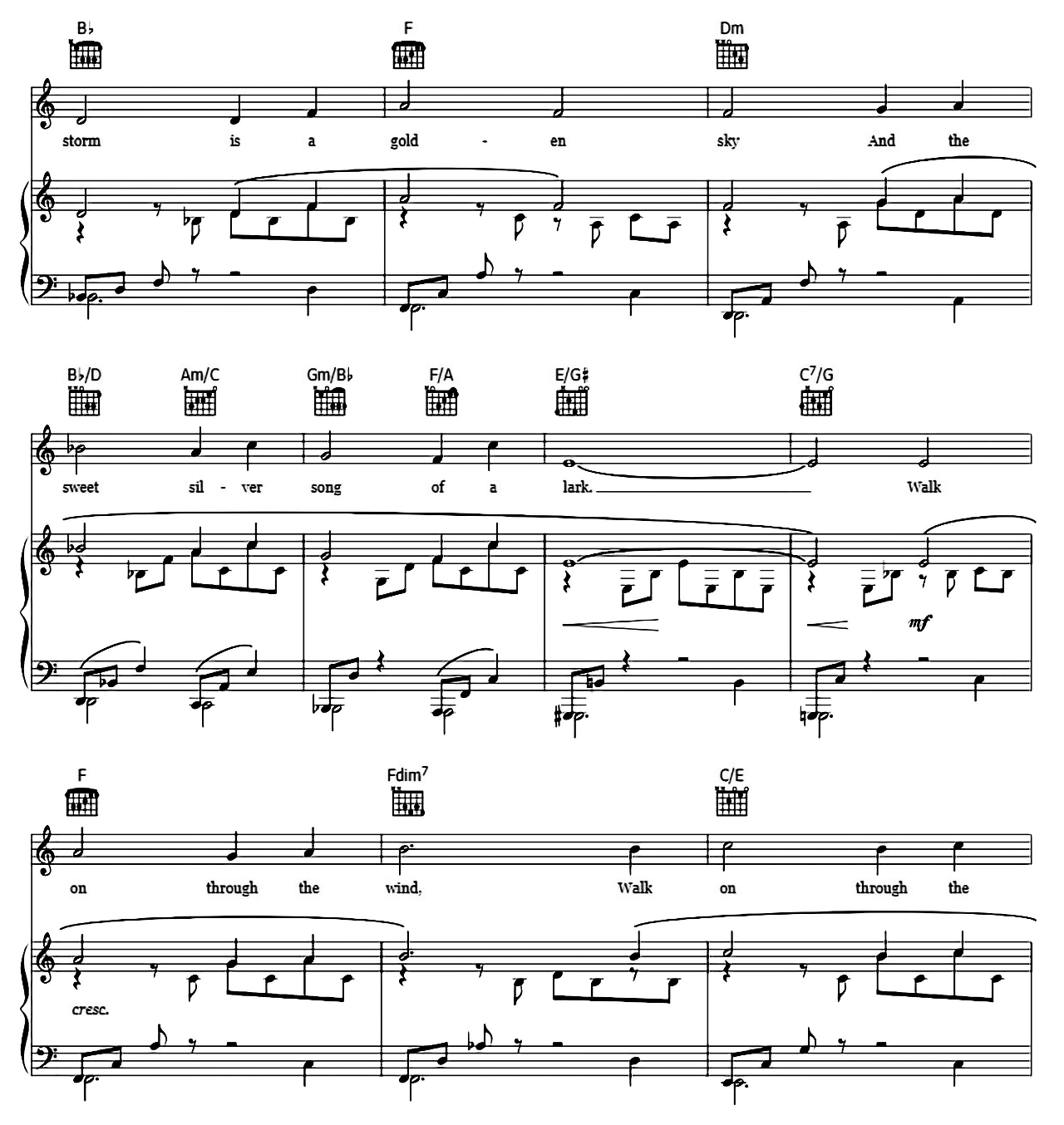 You'll Never Walk Alone sheet music 2