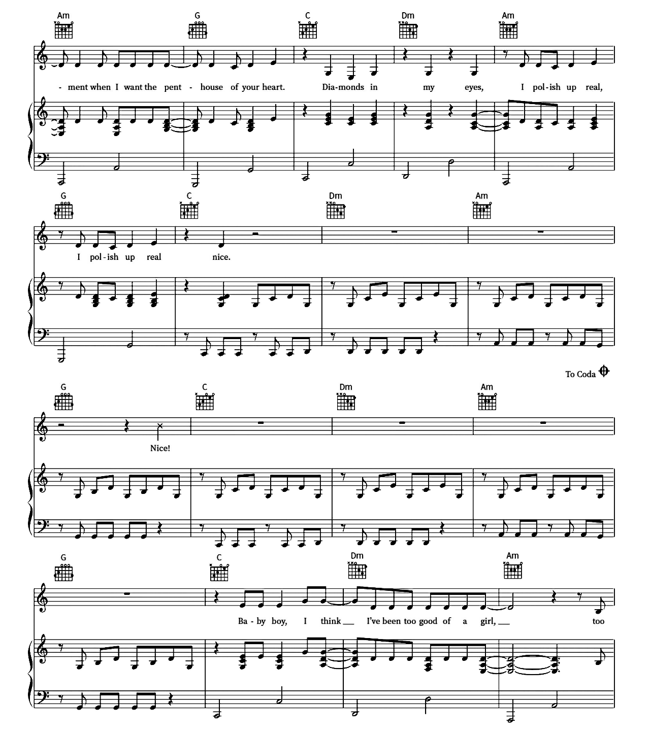 Bejeweled sheet music 3