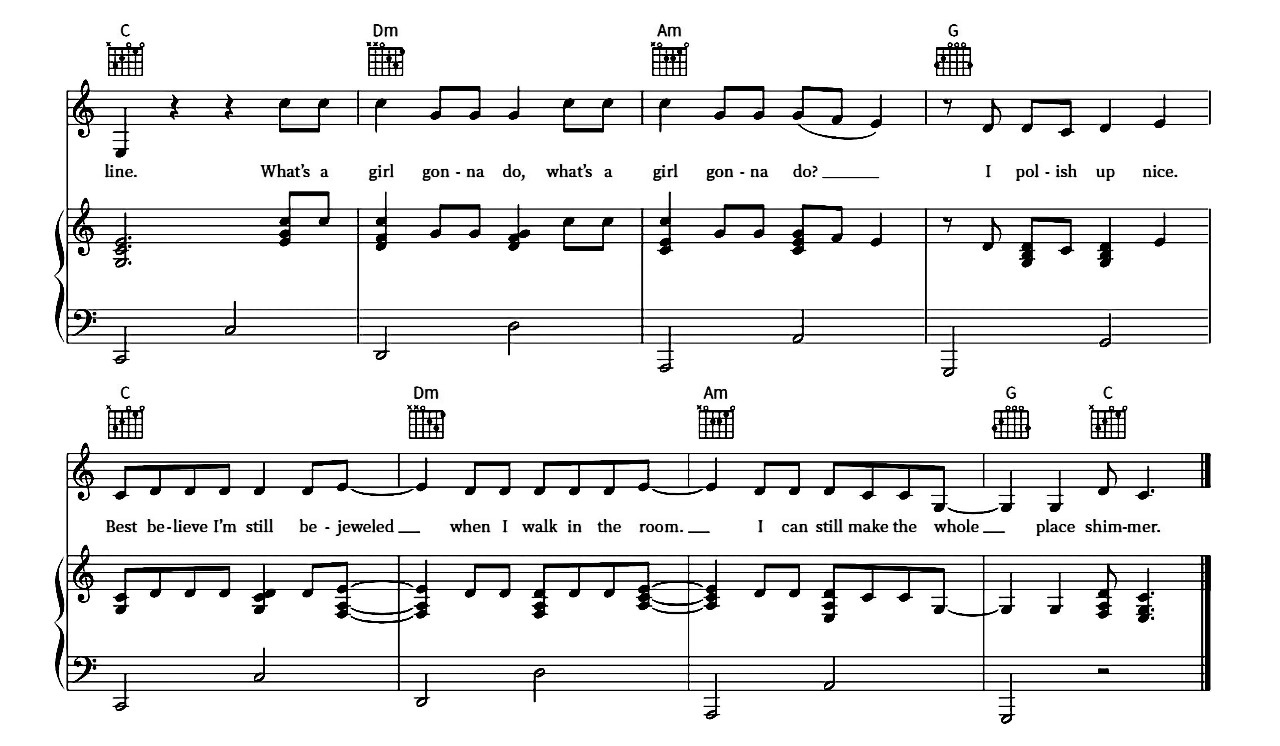 Bejeweled sheet music 7