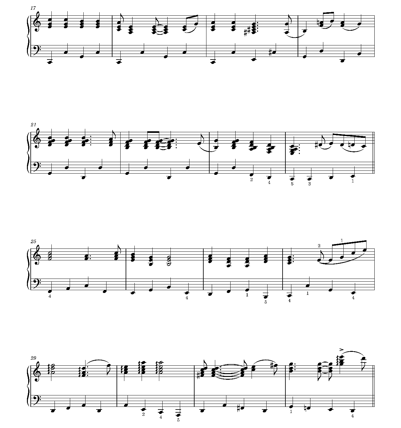 Holly Jolly Christmas sheet music 2