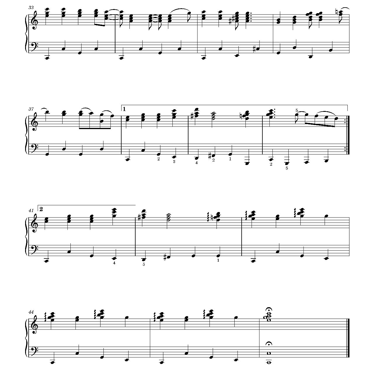 Holly Jolly Christmas sheet music 3
