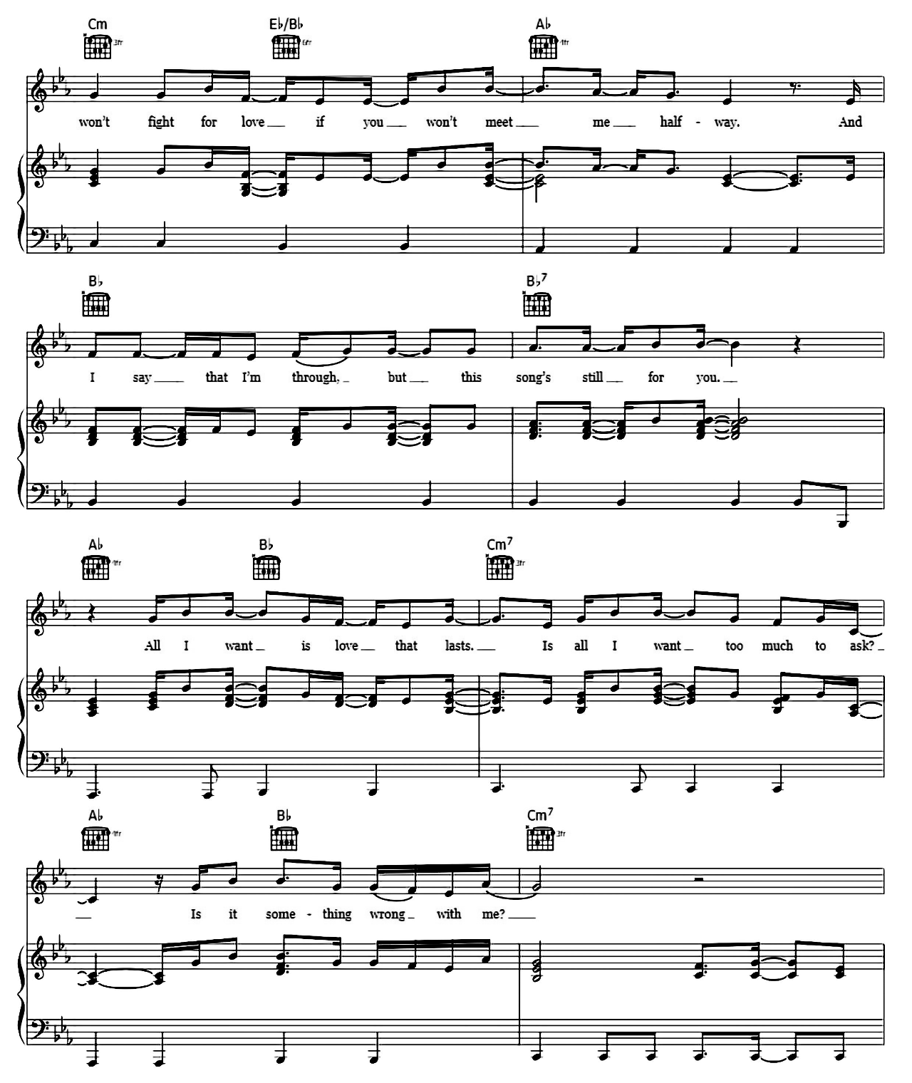 All I Want (from High School Musical) sheet music 3