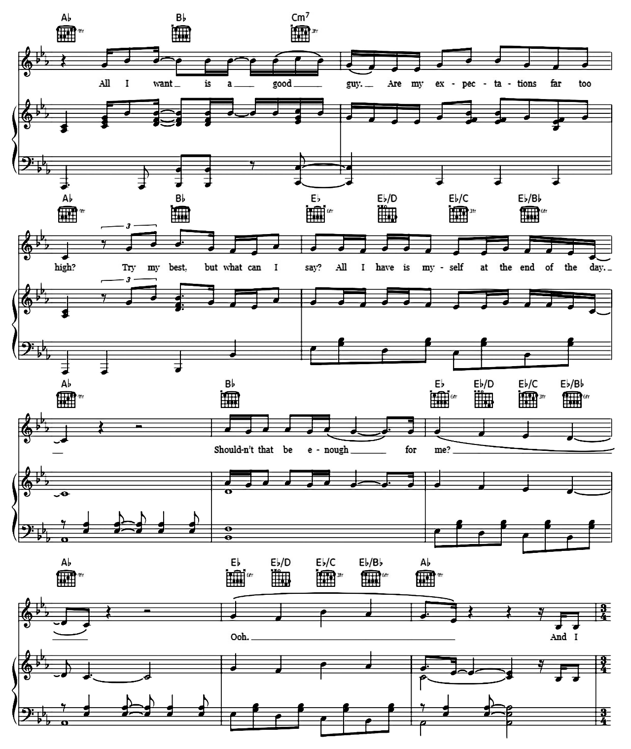 All I Want (from High School Musical) sheet music 4