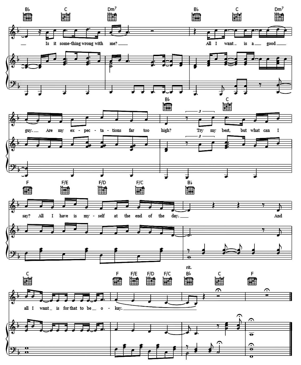 All I Want (from High School Musical) sheet music 6