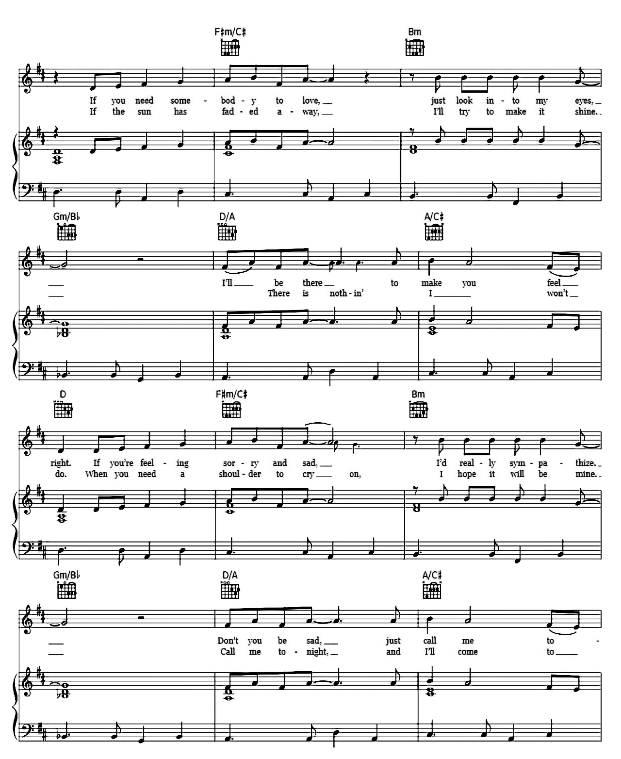 Anytime At All sheet music 2