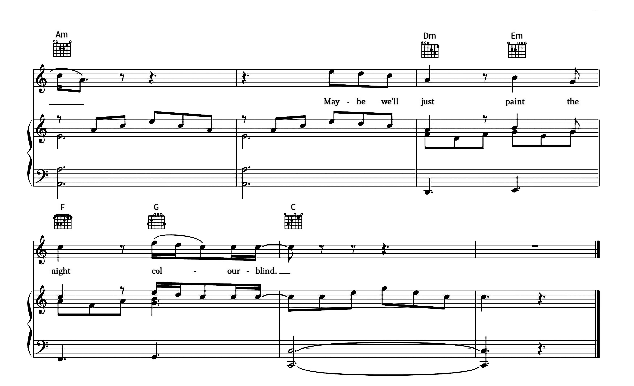 Colourblind sheet music 4