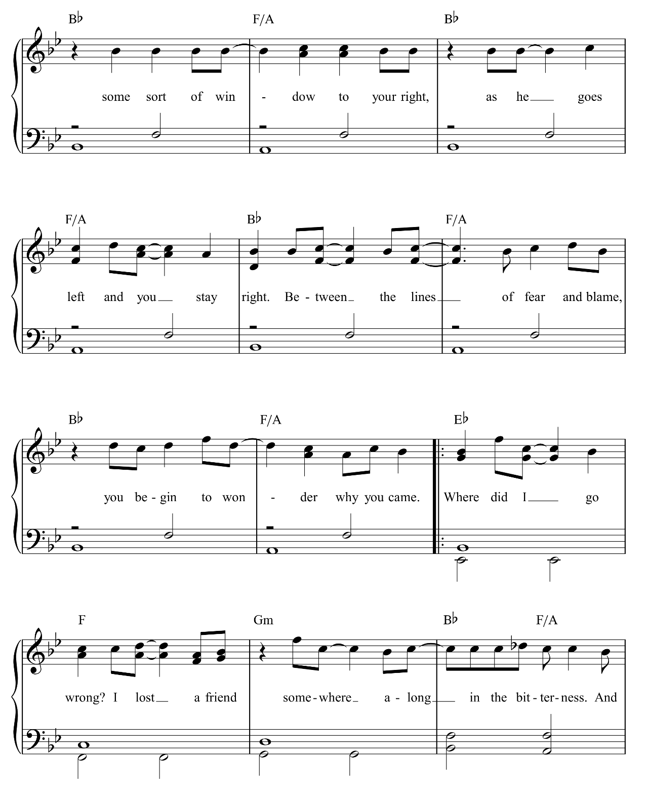 How To Save A Life sheet music 2