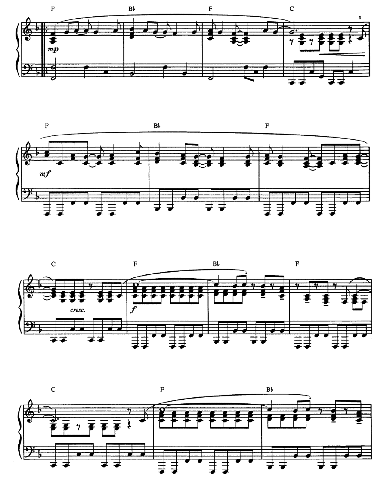 The Lion Sleeps Tonight (from The Lion King) sheet music 2