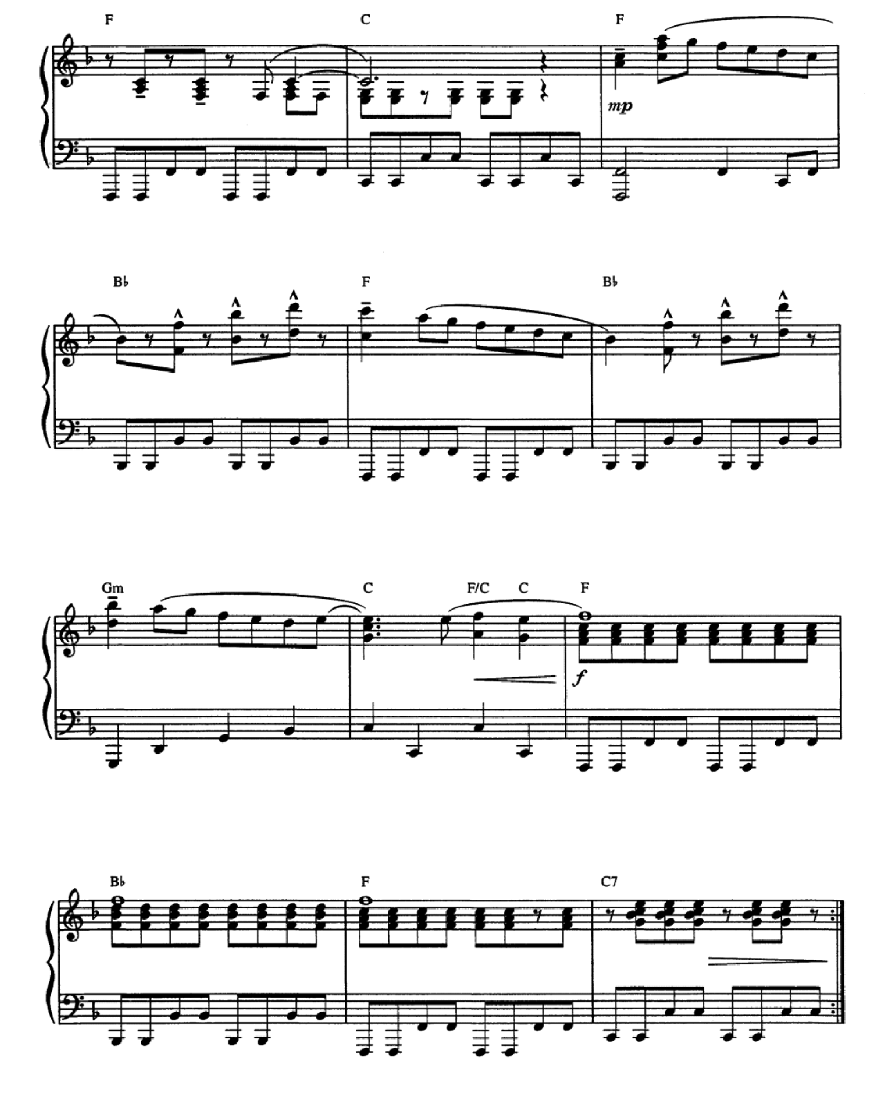 The Lion Sleeps Tonight (from The Lion King) sheet music 3