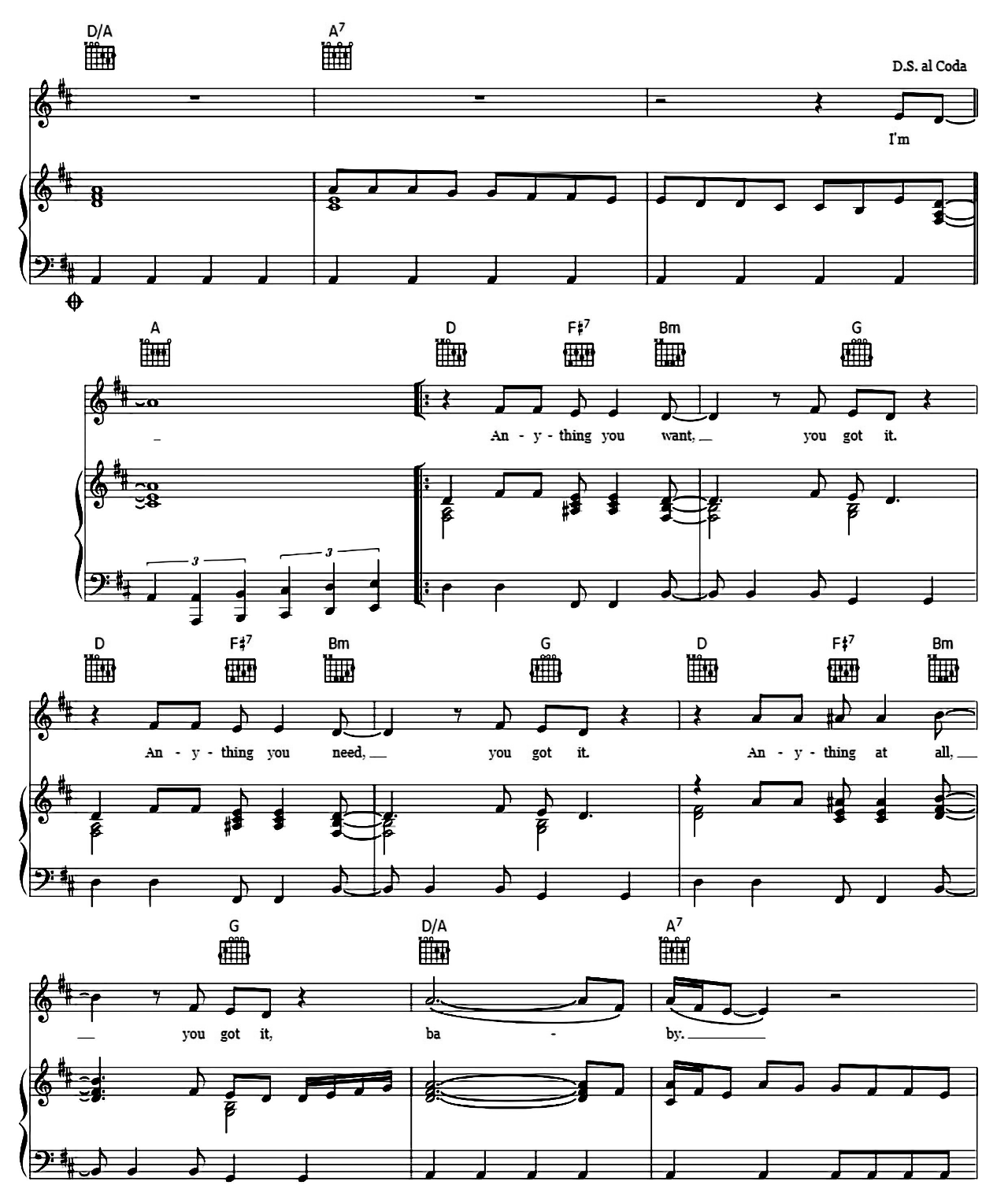 You Got It sheet music 5