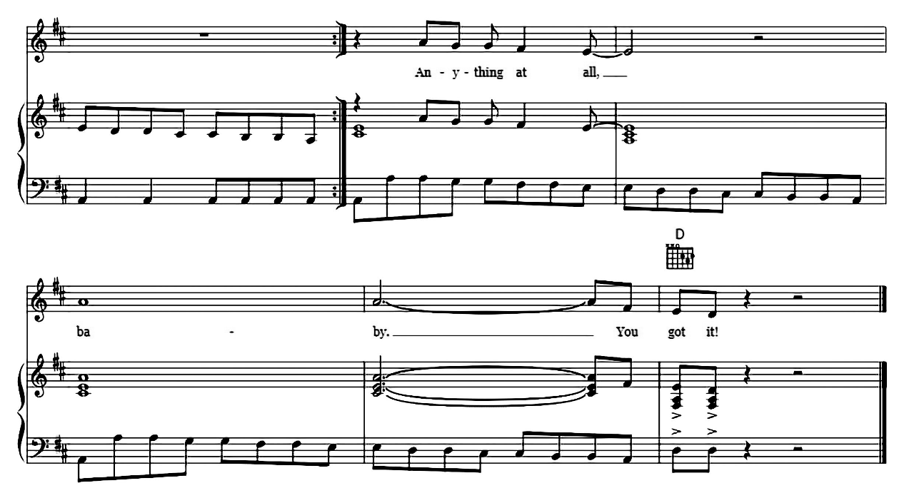 You Got It sheet music 6