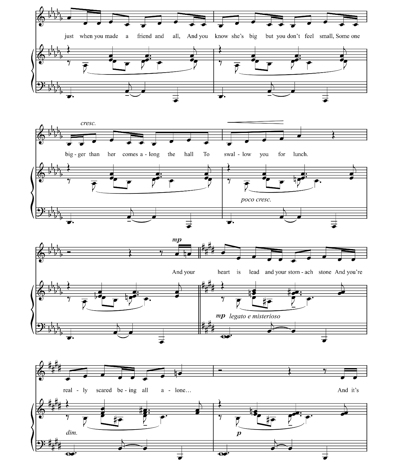 Giants In The Sky sheet music 5