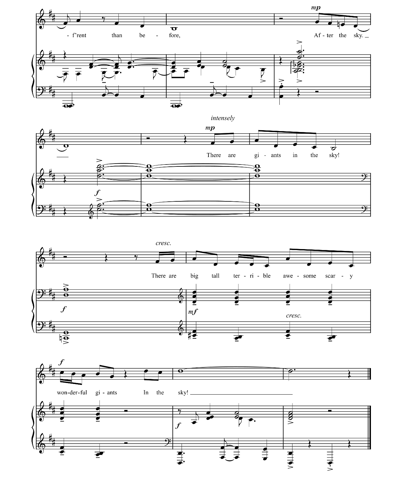 Giants In The Sky sheet music 8