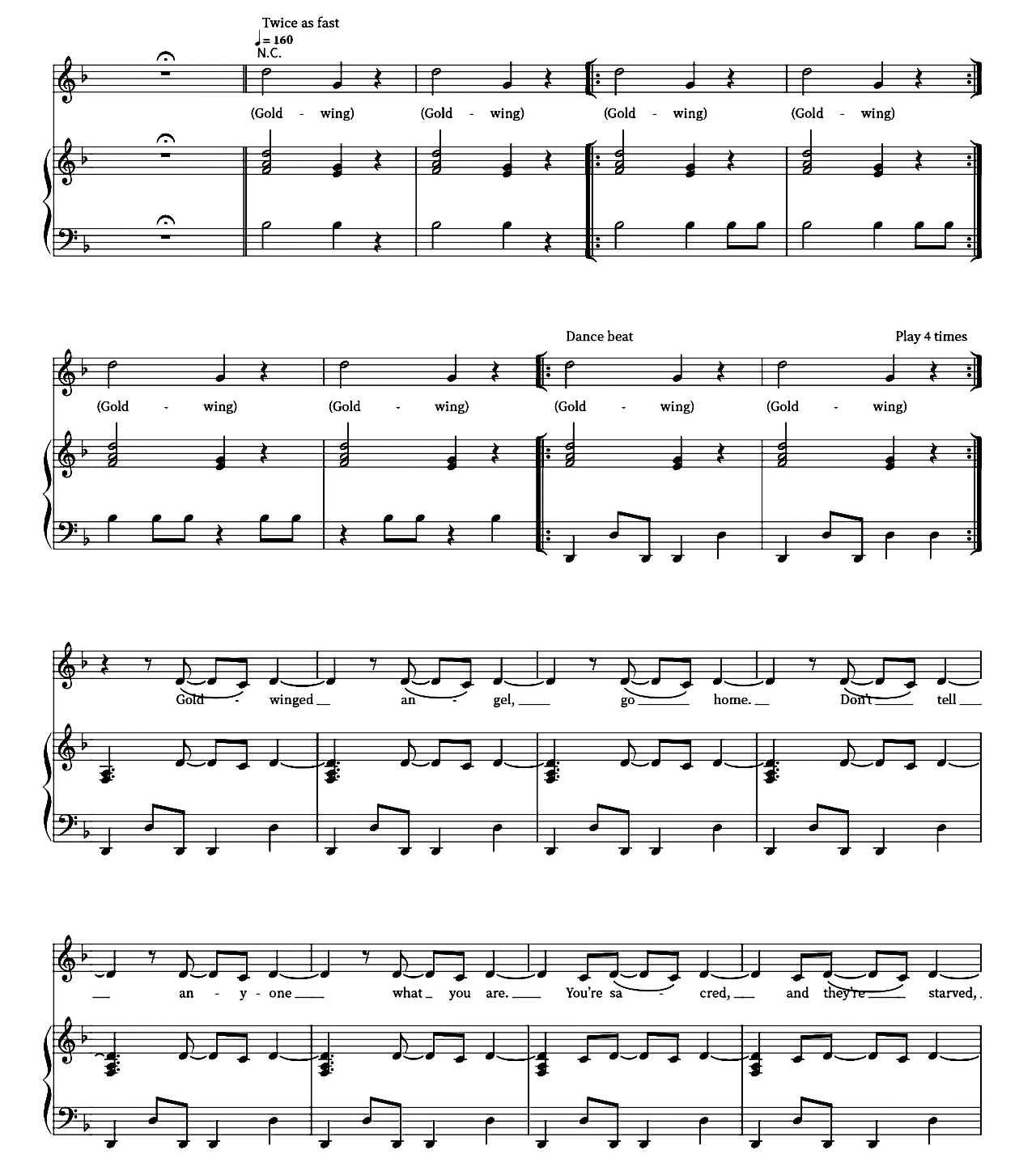 Goldwing sheet music 2