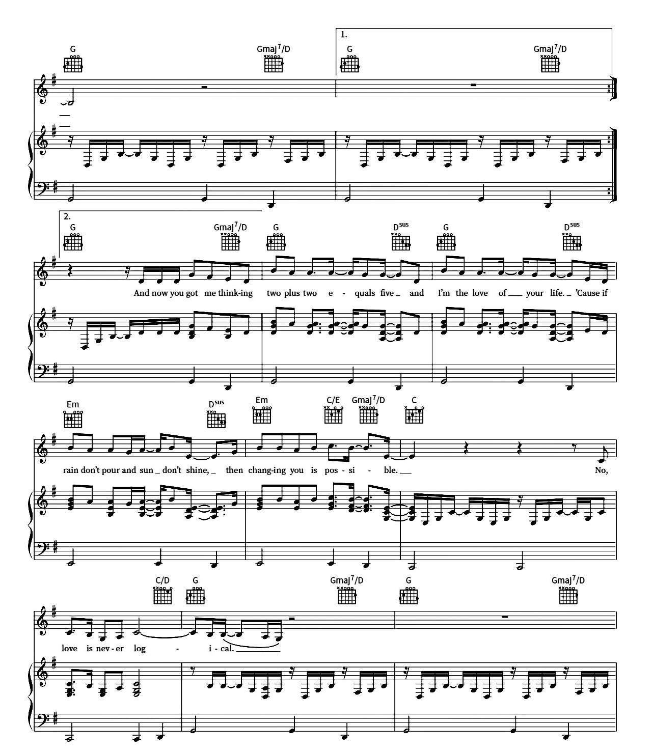 Logical sheet music 2