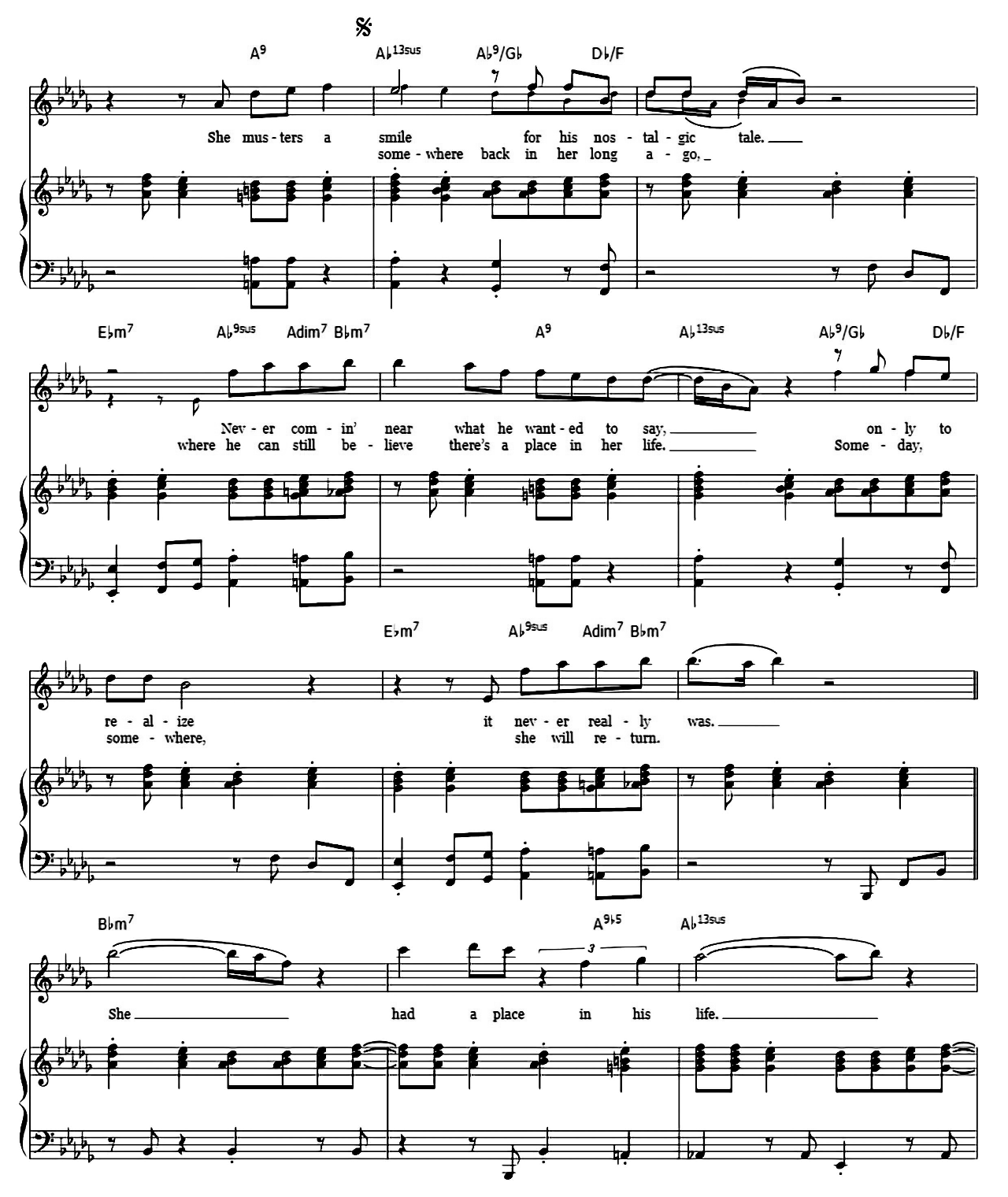 What A Fool Believes sheet music 2