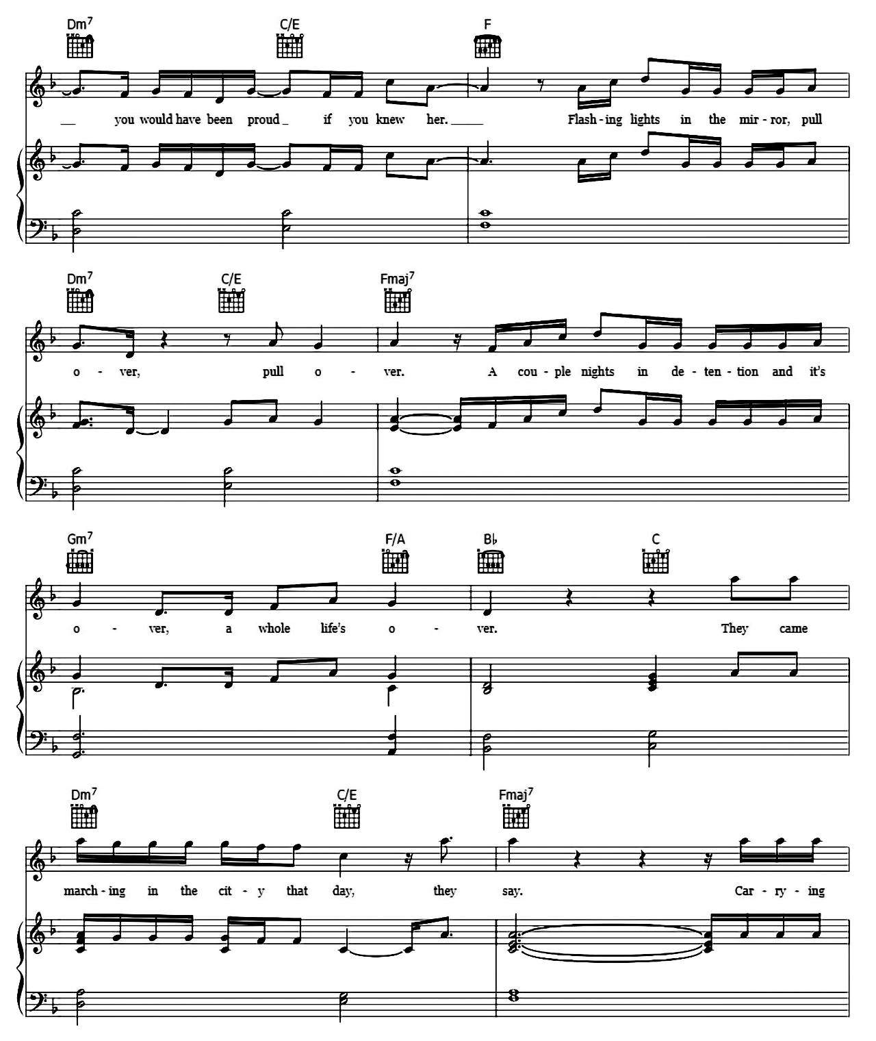 Perfect Way To Die sheet music 5