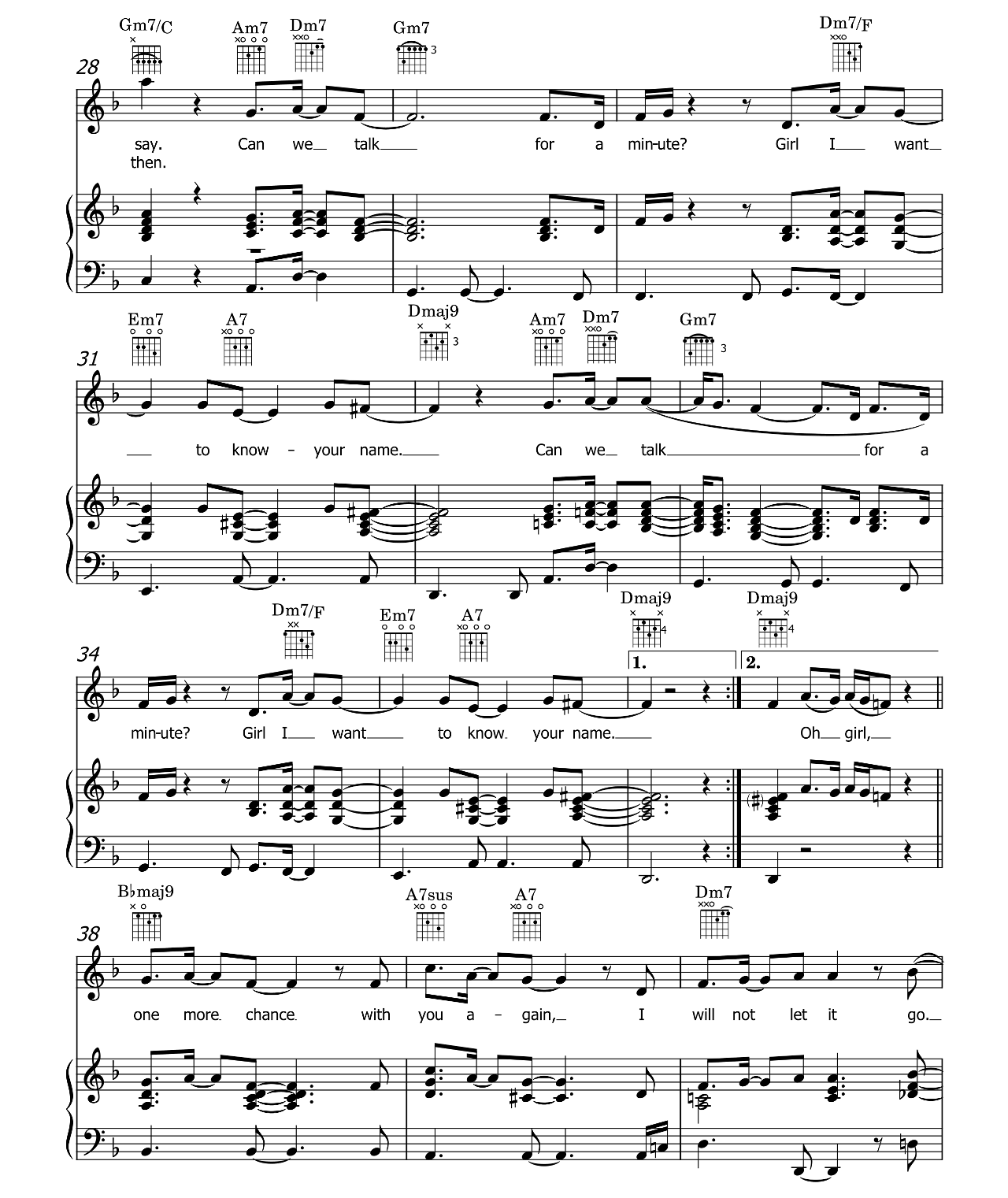 Can We Talk sheet music 3