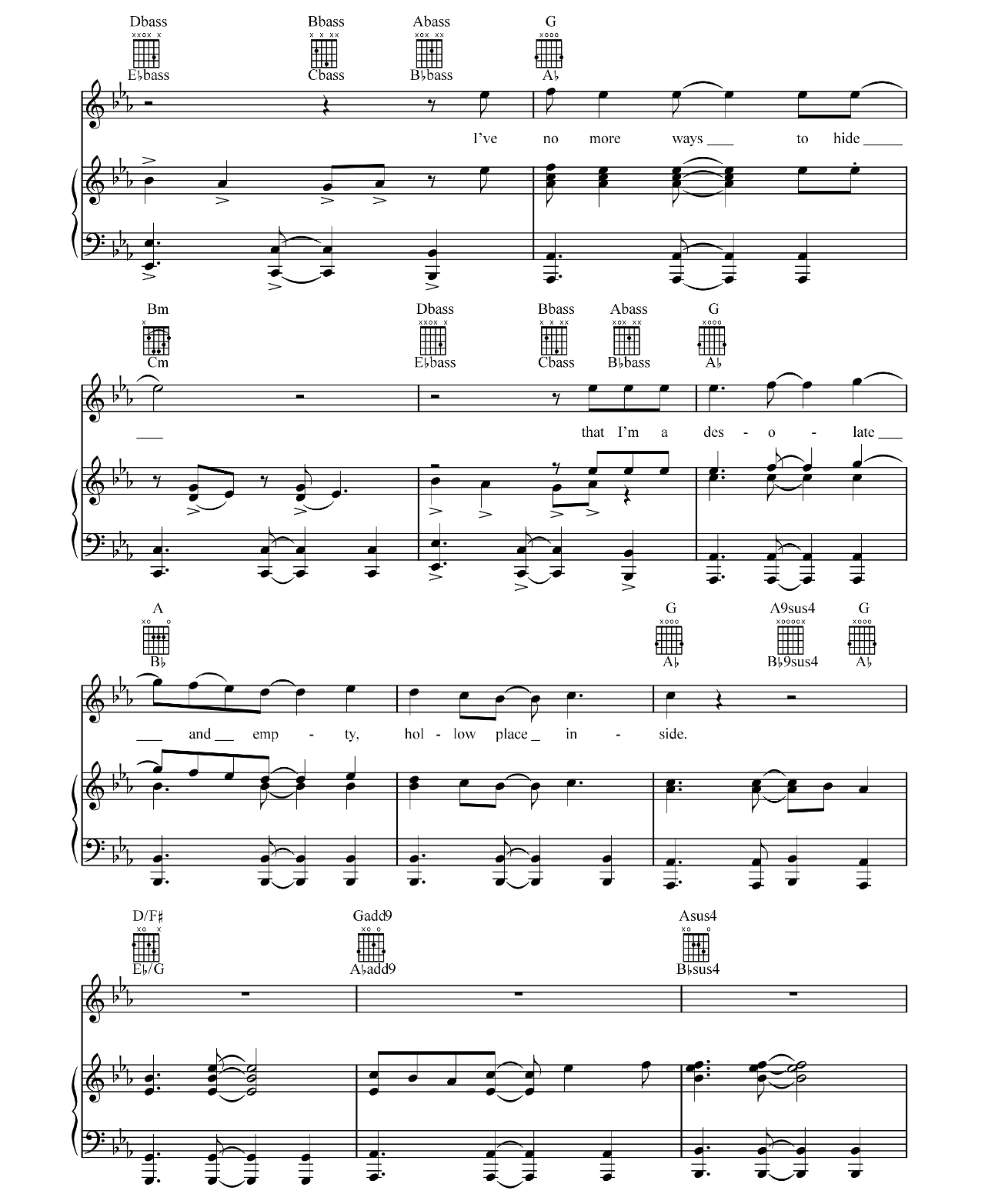 Jezebel sheet music 6