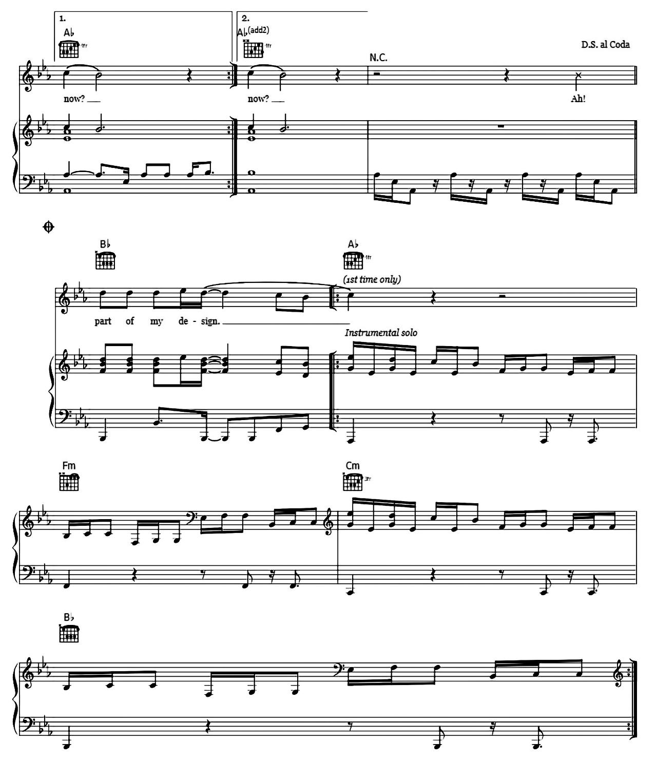 Dark Necessities sheet music 6