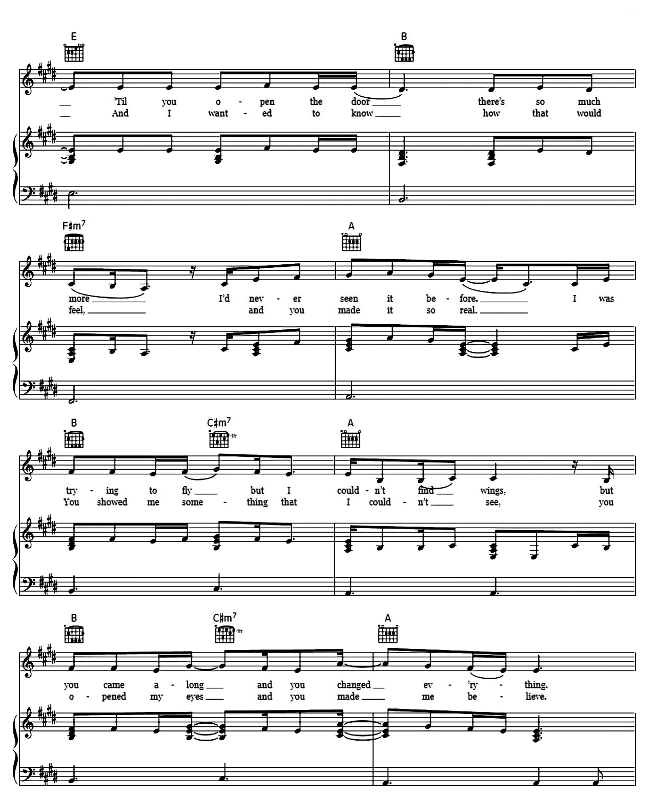 Crazier sheet music 2