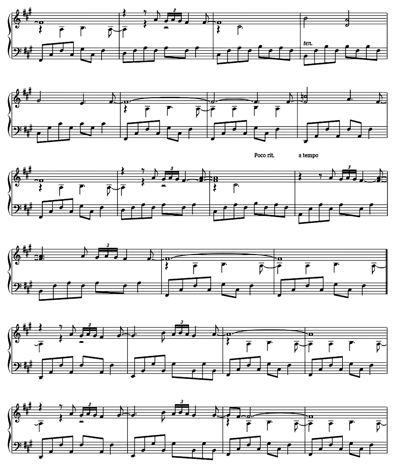 Monday sheet music 3