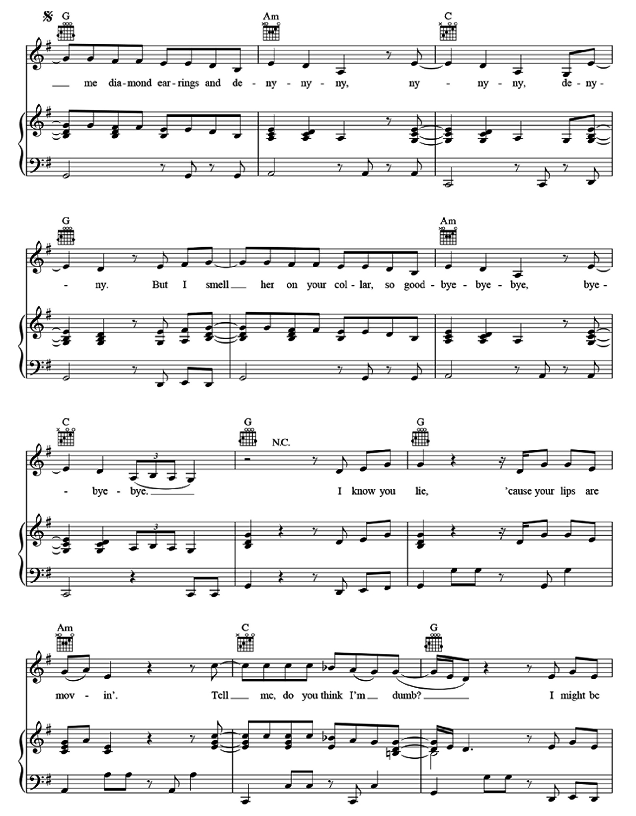 Lips Are Movin sheet music 2