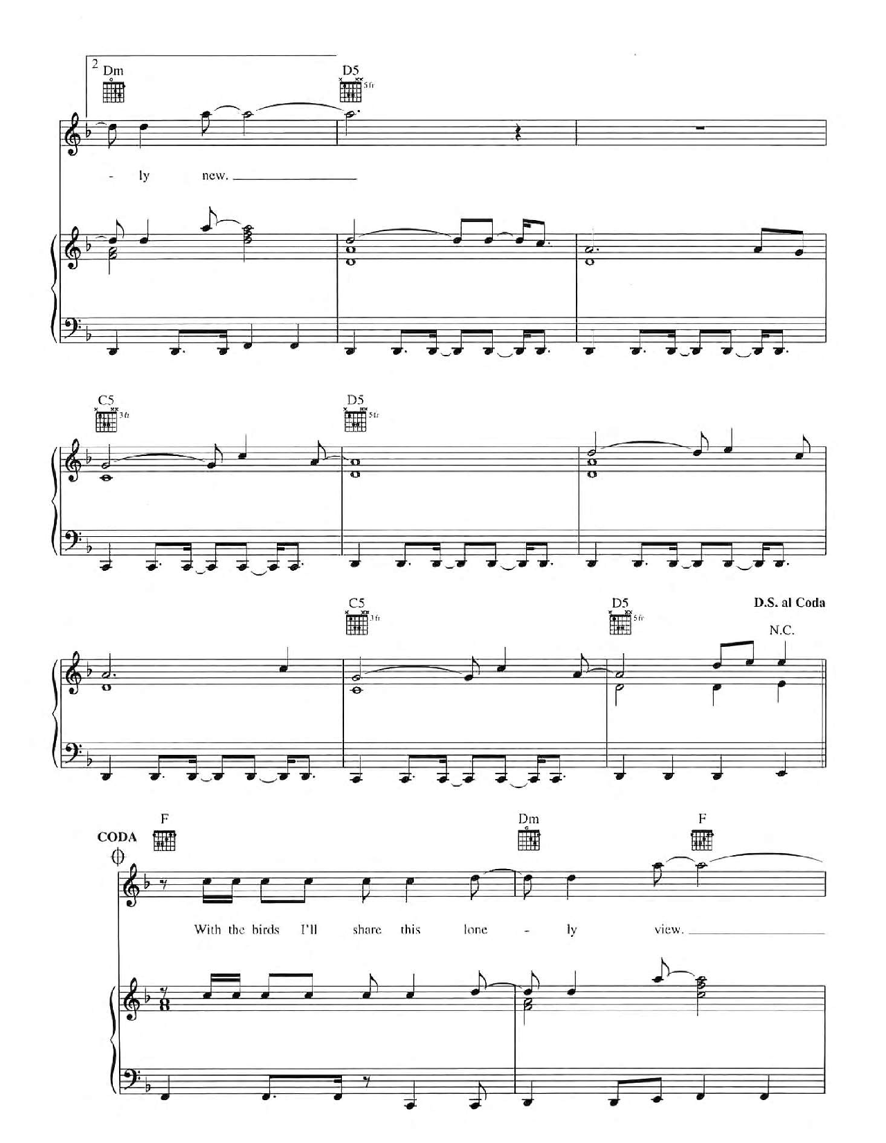 Scar Tissue sheet music 4