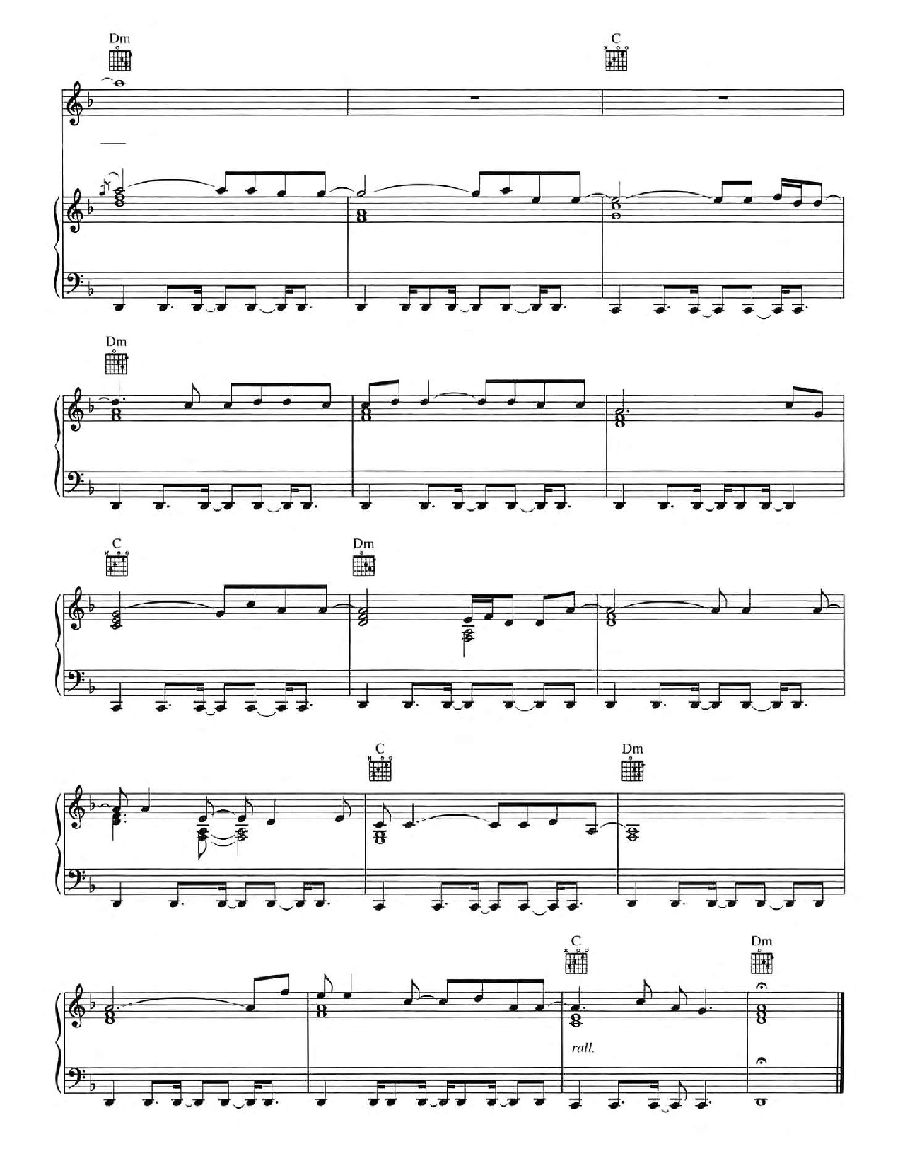 Scar Tissue sheet music 5