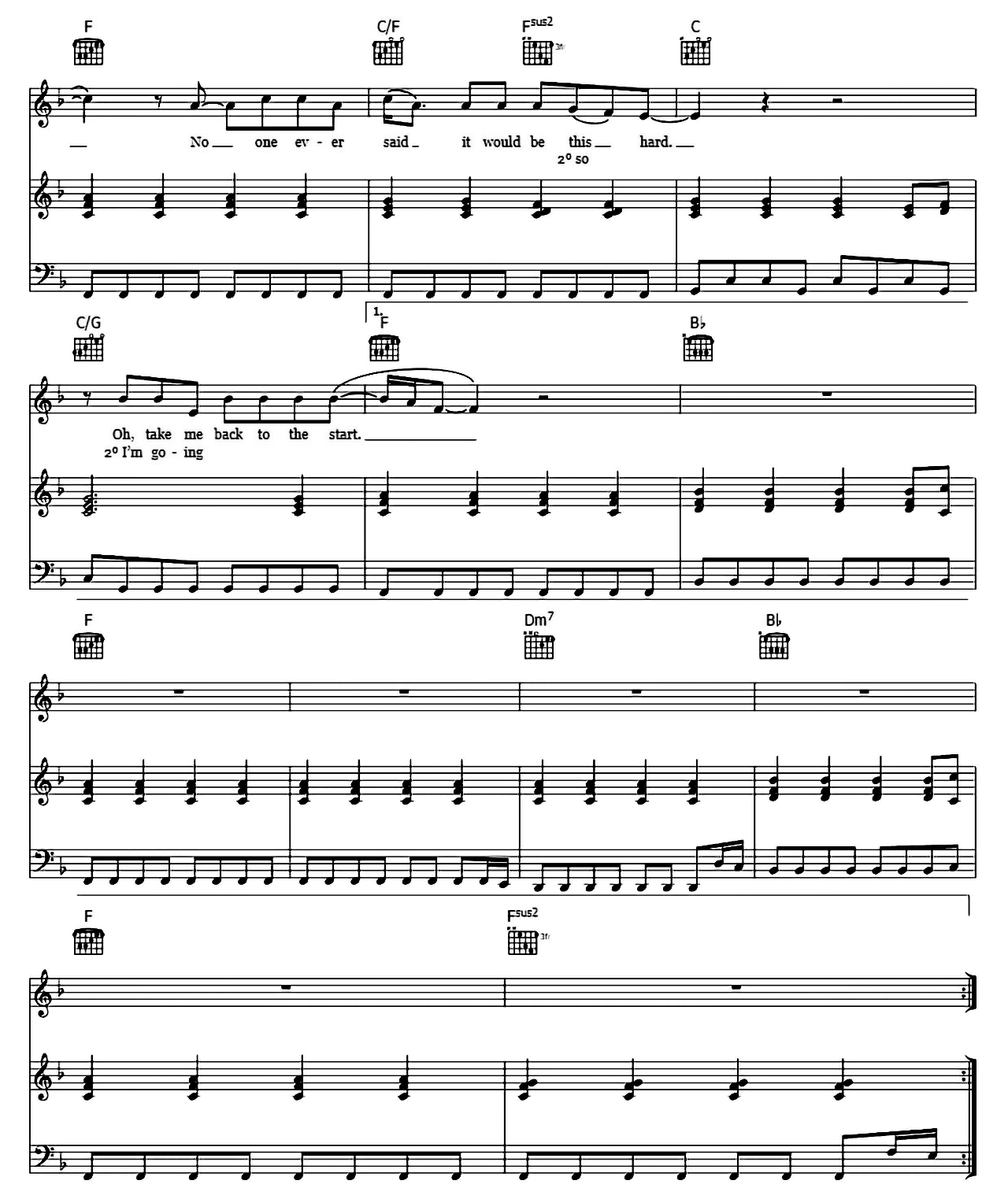 The Scientist sheet music 4