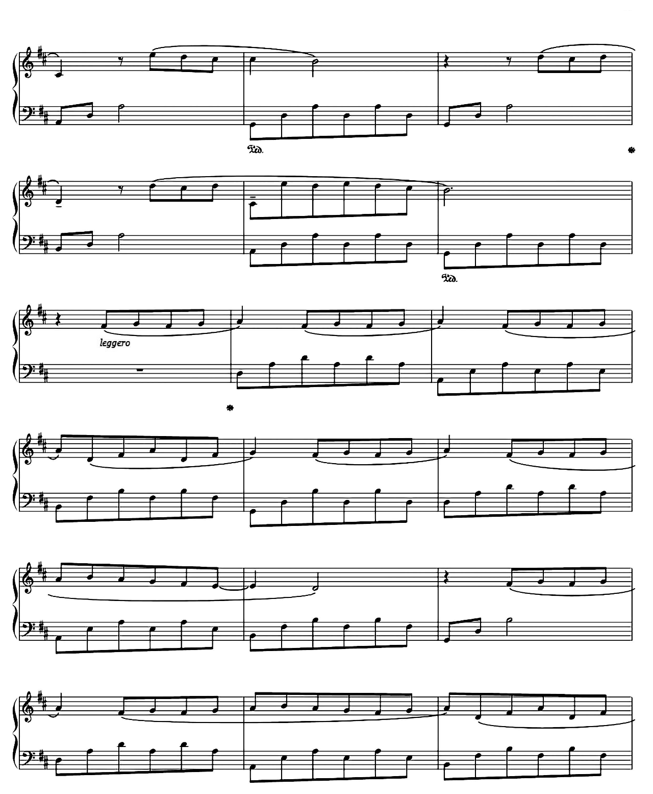 I Giorni sheet music 3