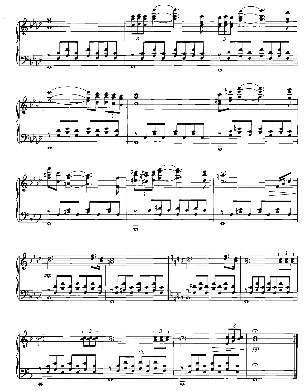 Serenade sheet music 3