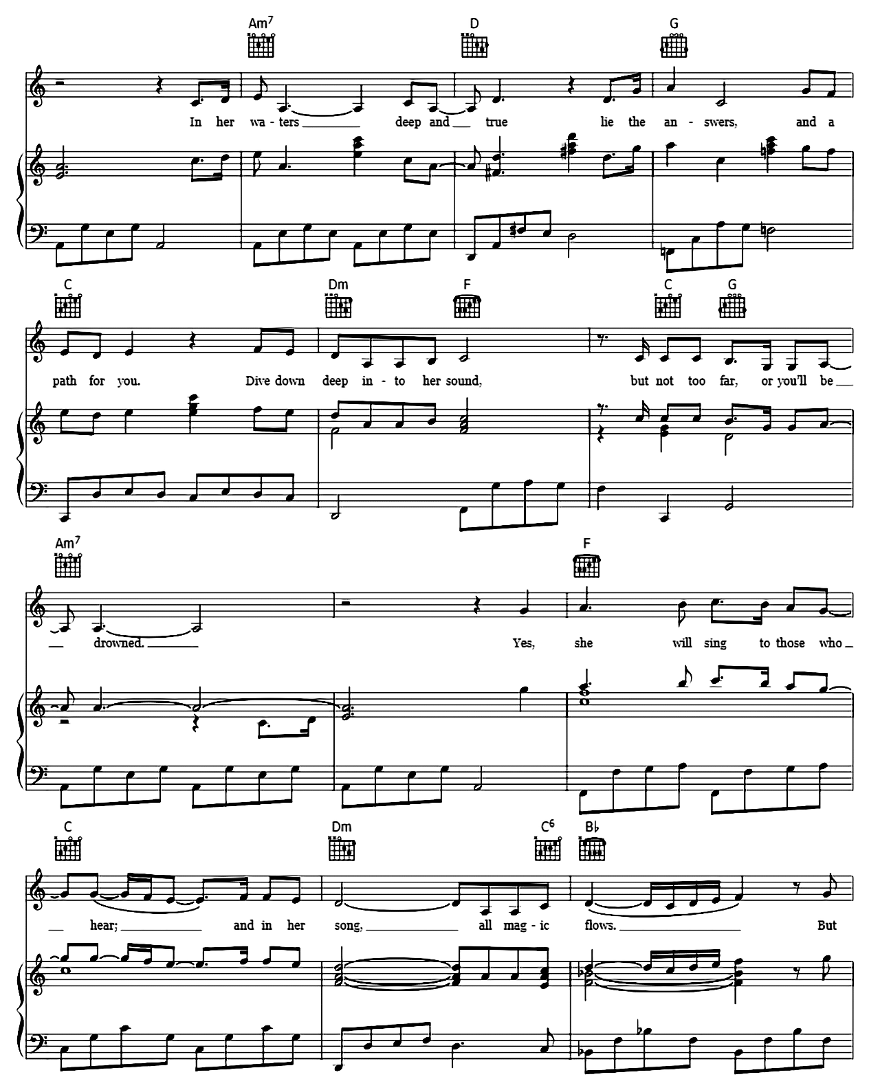 All Is Found sheet music 2