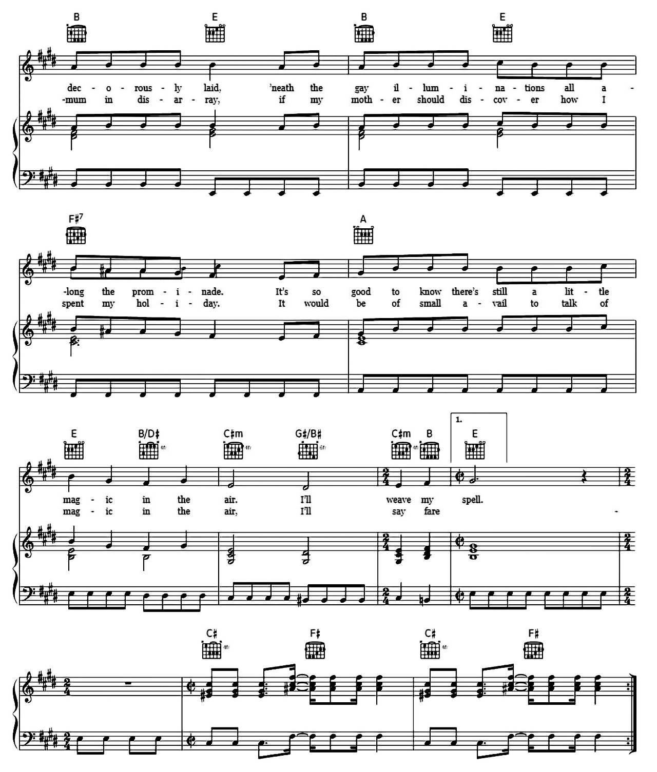 Brighton Rock sheet music 2