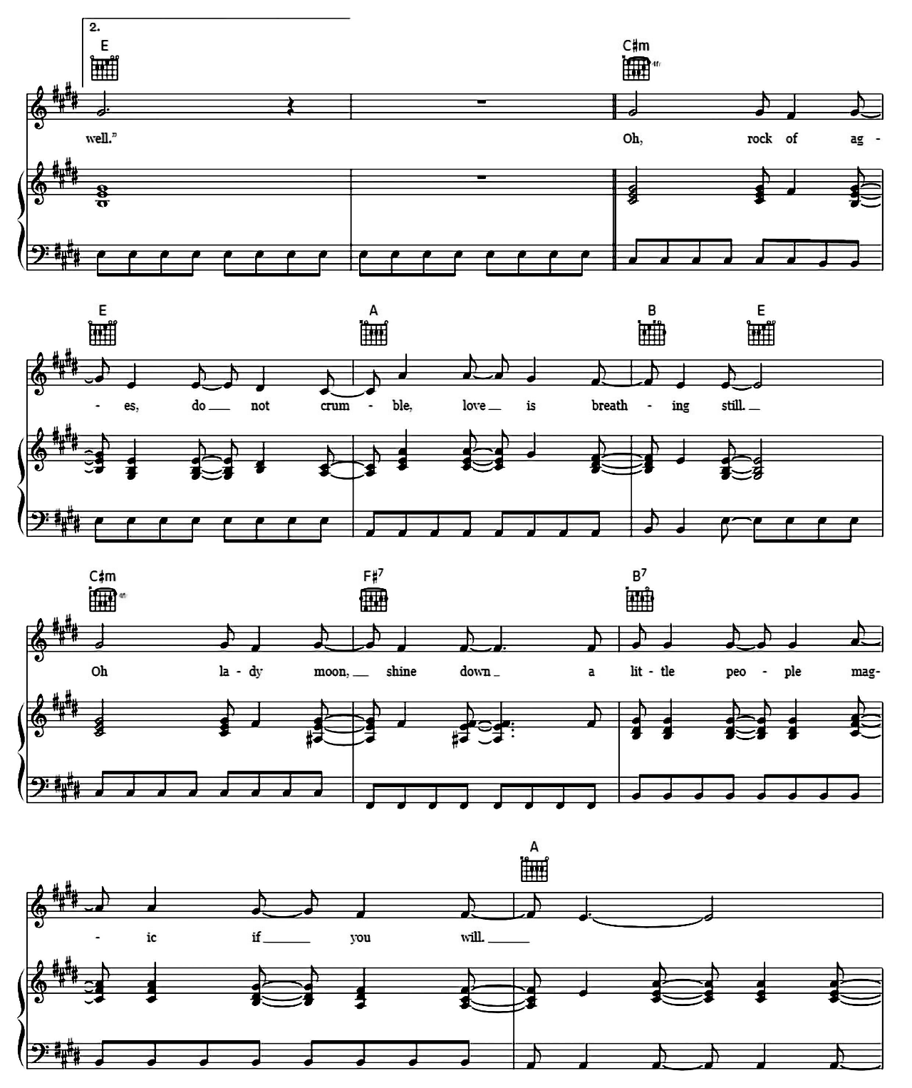 Brighton Rock sheet music 3