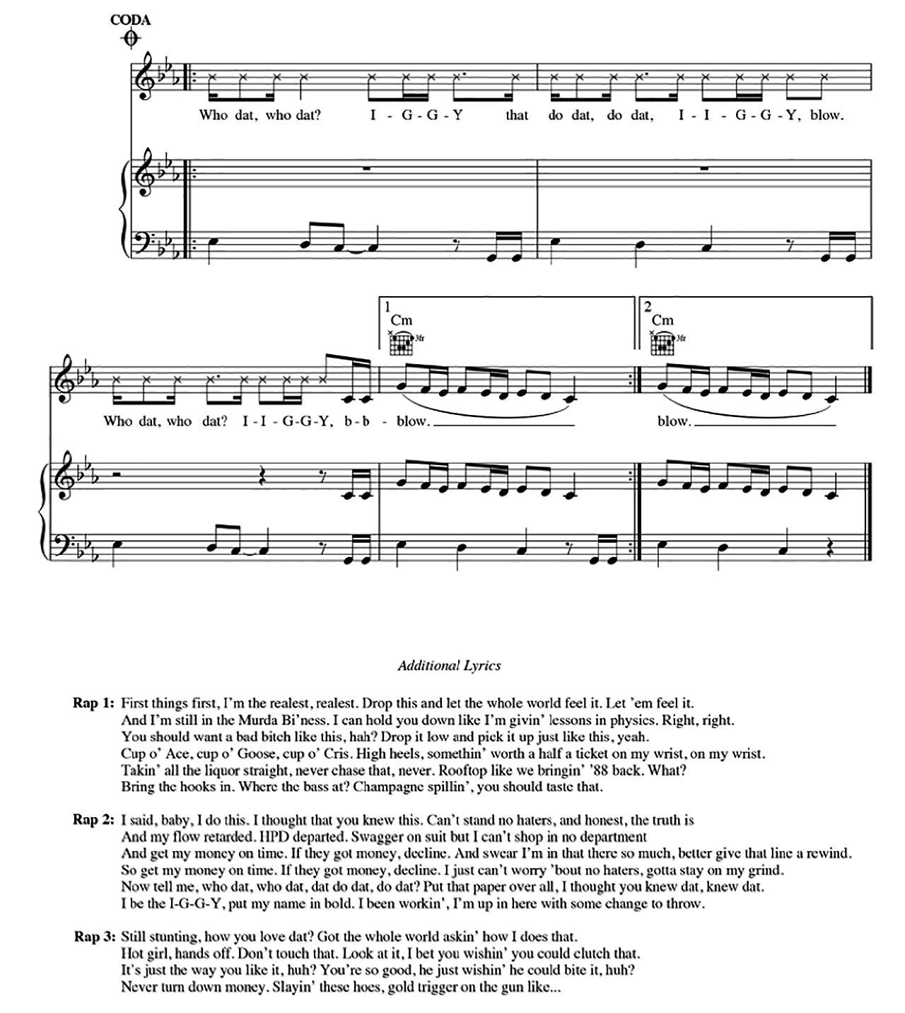 Fancy sheet music 5