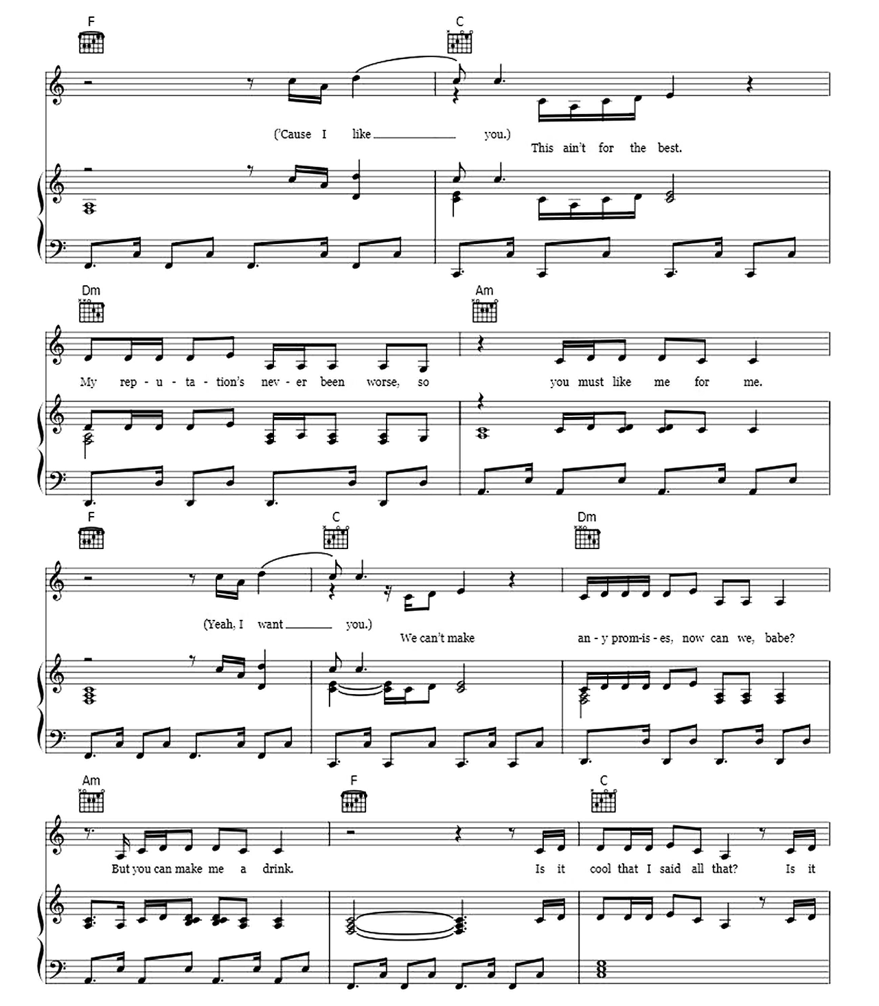 Delicate sheet music 3