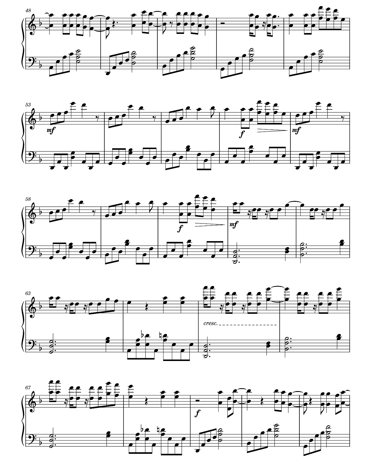 Catch Me If You Can sheet music 3